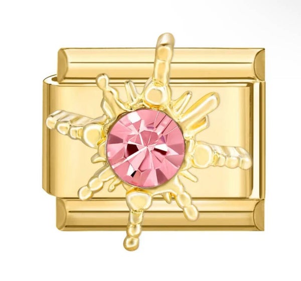 Gold stainless steel charm