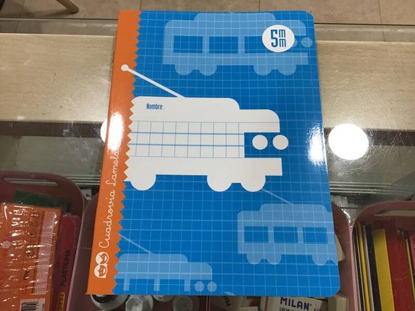 CUADERNO 5MM LAMELA CUARTILLA