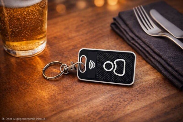 NFC Sleutelhanger voor Contactgegevens – Direct Delen met Eén Tik