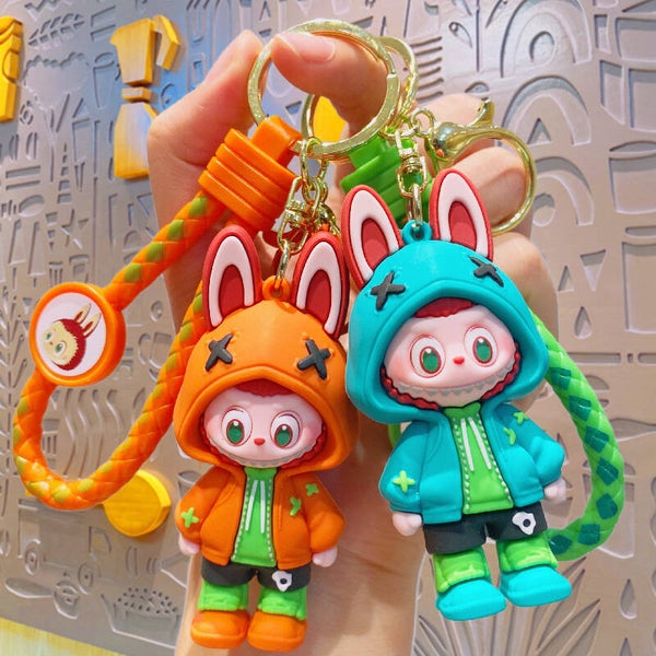 Adorable porte-clés pendentif pour cartable, style « star du web »