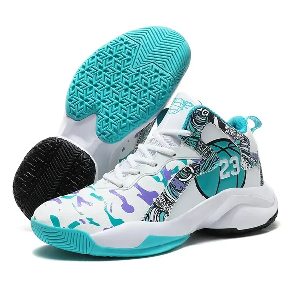 Chaussures de basket unisexes montantes, baskets pour femmes et amortisses.