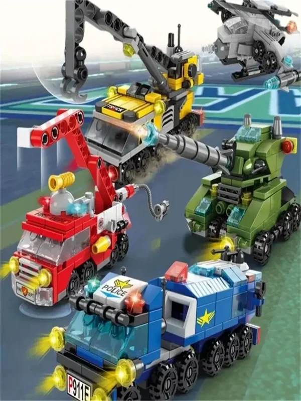 Building Blocks Small Particles 6-in-1 Building Blocks Assembling and