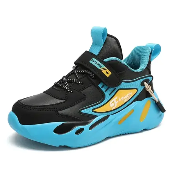 Nouvelles chaussures de tennis pour enfants / Chaussures d'école tendance pour garçons (style sportif)