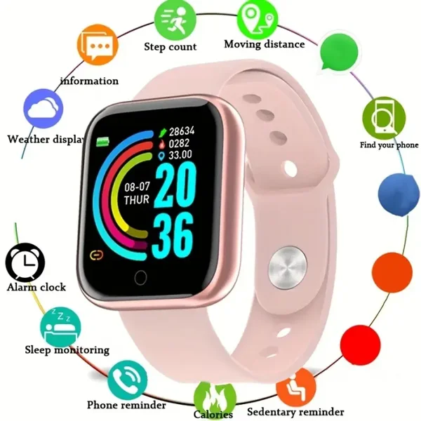 Bluetooth Smart Watches For Women Men Networked Phone Control Music