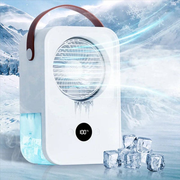 Climatiseur à évaporation Refroidisseur d’air portable Puissant 4 vitesses silencieux