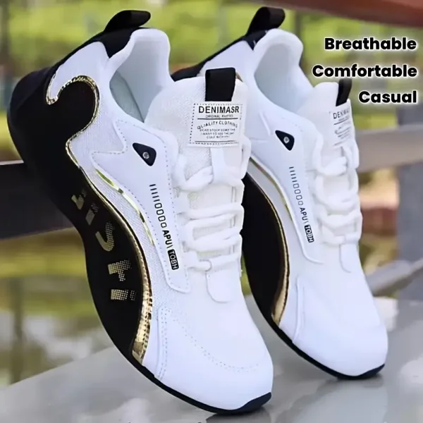 Nouveau style de chaussures de sport décontractées pour hommes à hauteur respir