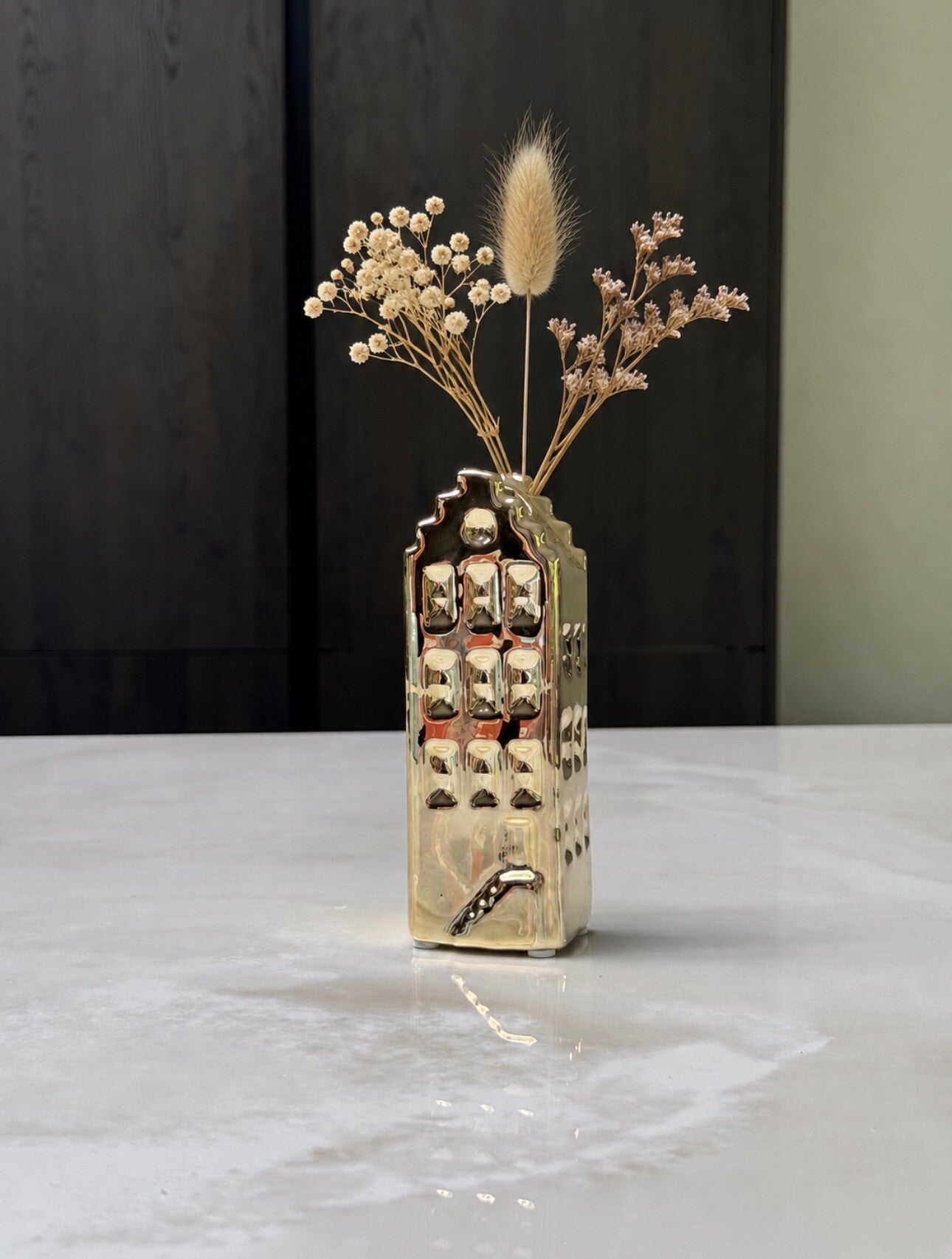 Goud keramisch vaasje S | House Vitamin