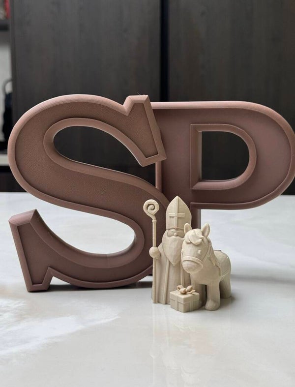 Sinterklaas chocoladeletters – Sint & Piet decoratie