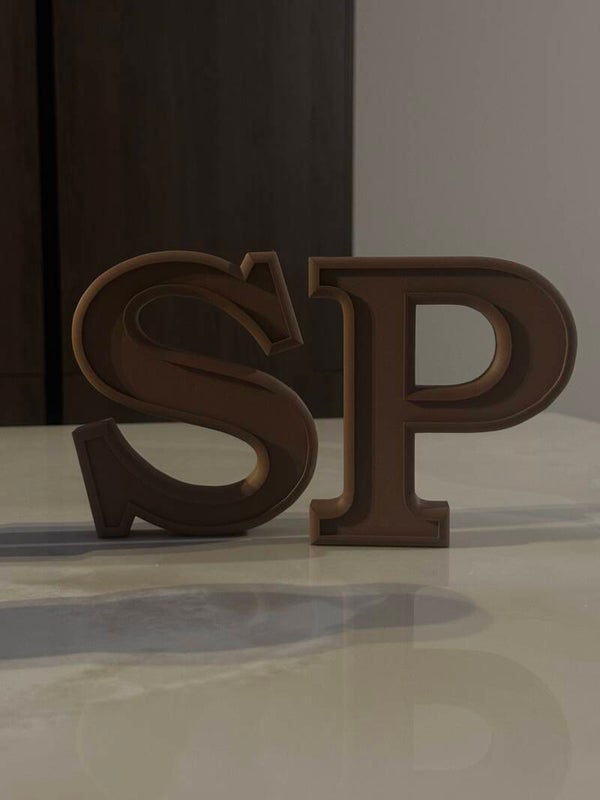 Sint en piet chocolade letter