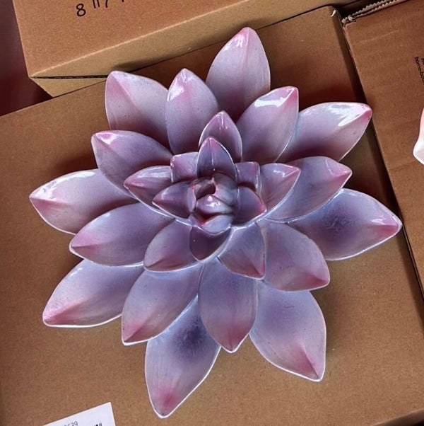 Wandbloem lila