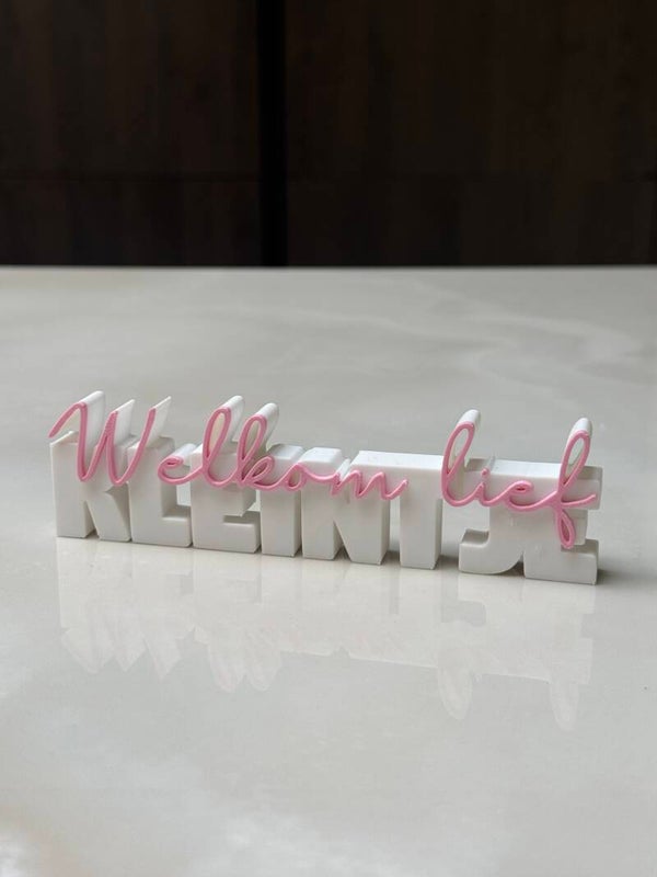 Welkom lief kleintje