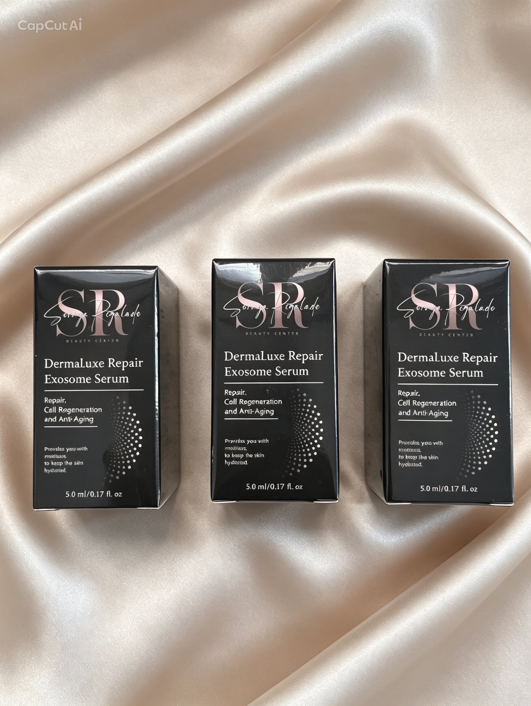 PACK 3 EXOSOMAS TRATAMIENTO-EXOSOMAS FACIALES X 3  DERMALUXE DE SORAYA REGALADO