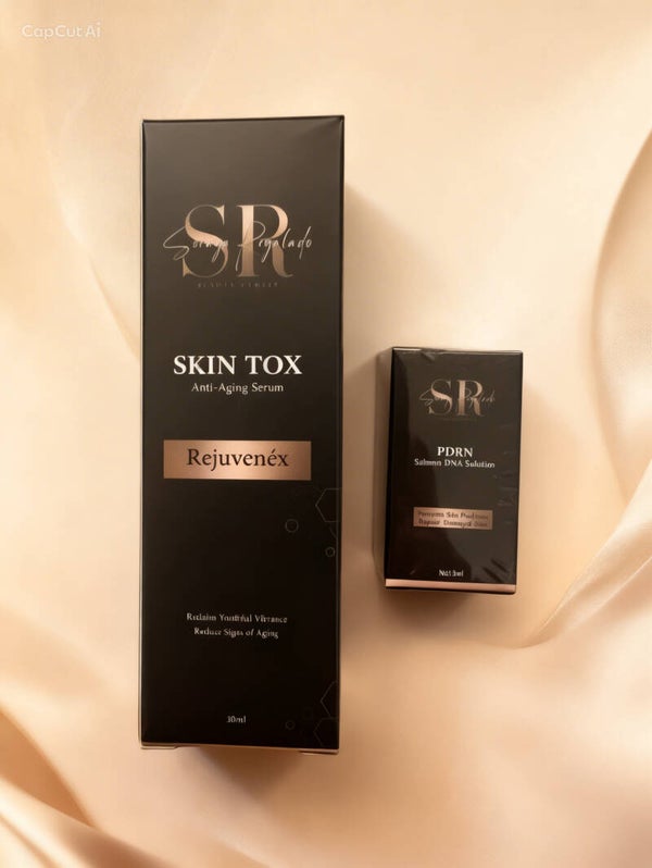 PDRN Y SERUM SKIN TOX- PACK REJUVENECIMIENTO INTENSIVO – PIEL NUEVA DESDE CASA CON SORAYA REGALADO 💖✨