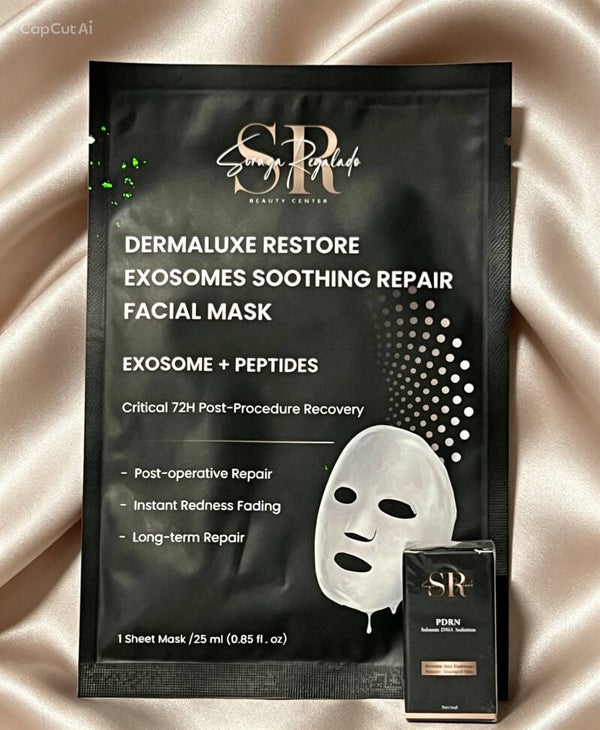 PACK TRATAMIENTO PDRN y MASCARILLA REGENERATIVA CON EXOSOMAS Y PEPTIDOS DE SORAYA REGALADO