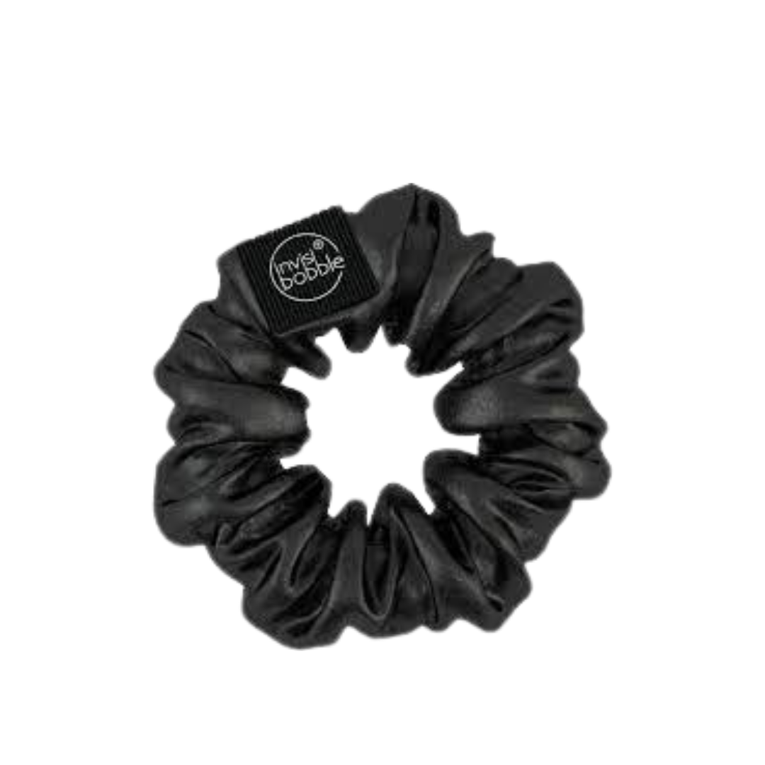 Invisibobble sprunchie - Black leather