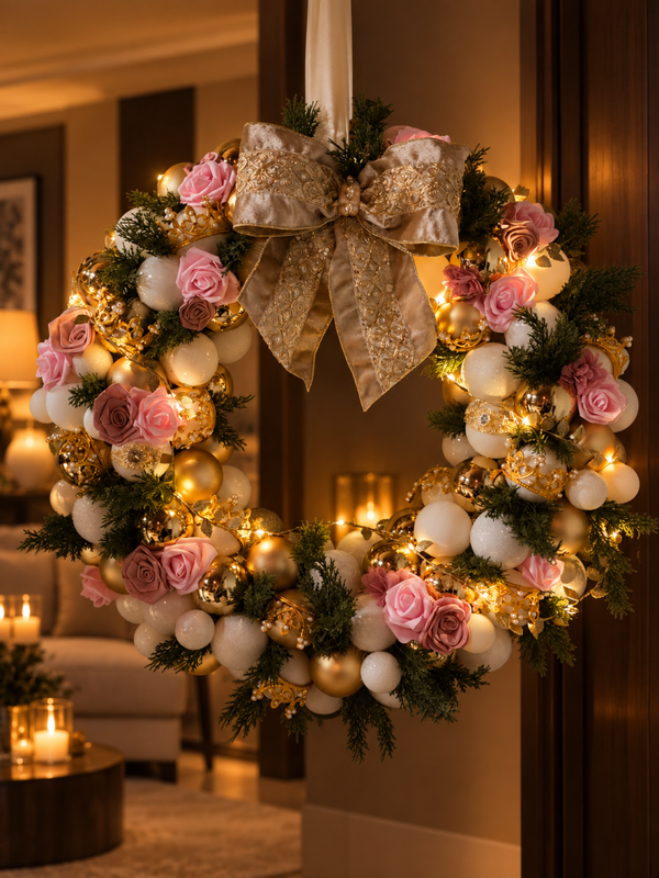 Kerstkrans - Happy Flower