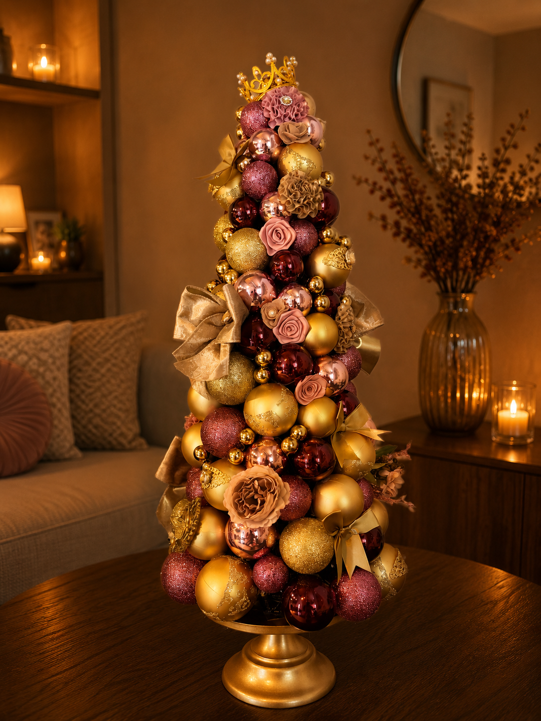 Kerstboom - Rosé Gold