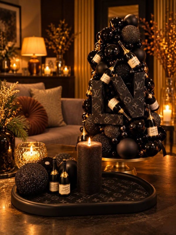 Kerstboom - LV compleet met dienblad