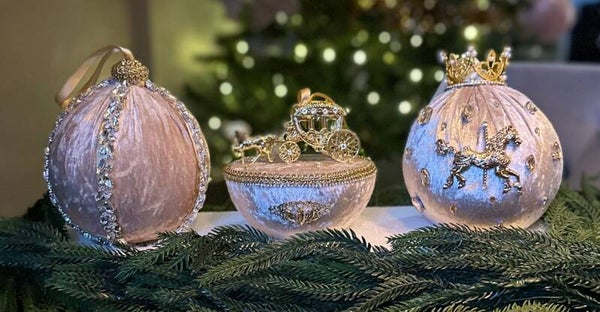 Luxury Kerstballen set - Goud - 15x15 cm