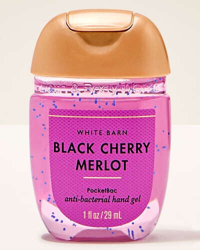 Gel Antibacterial Bath & Body Works White Barn - Black Cherry Merlot (29ml)