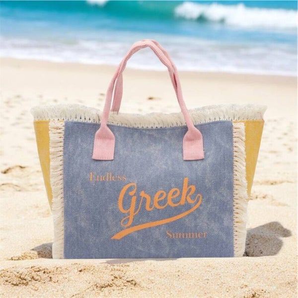 Aegean Sunset Tote Bag