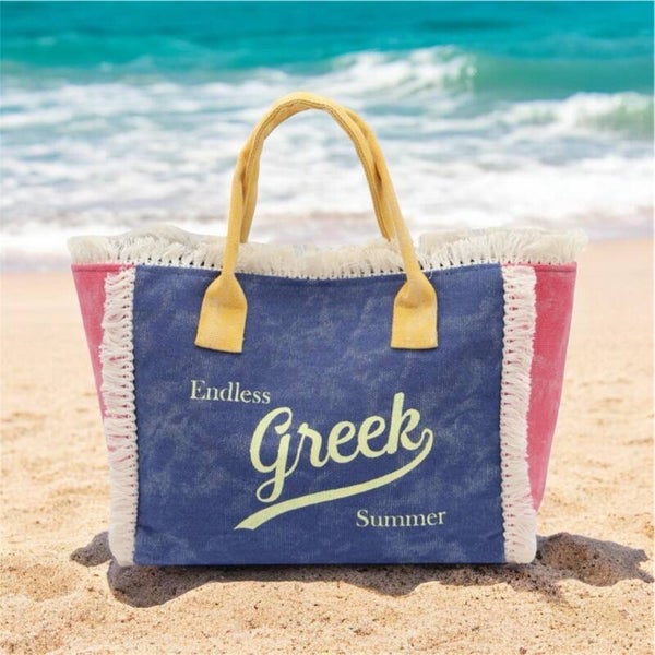 Aegean Blue Tote Bag