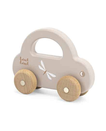 Houten auto  |  Nougat