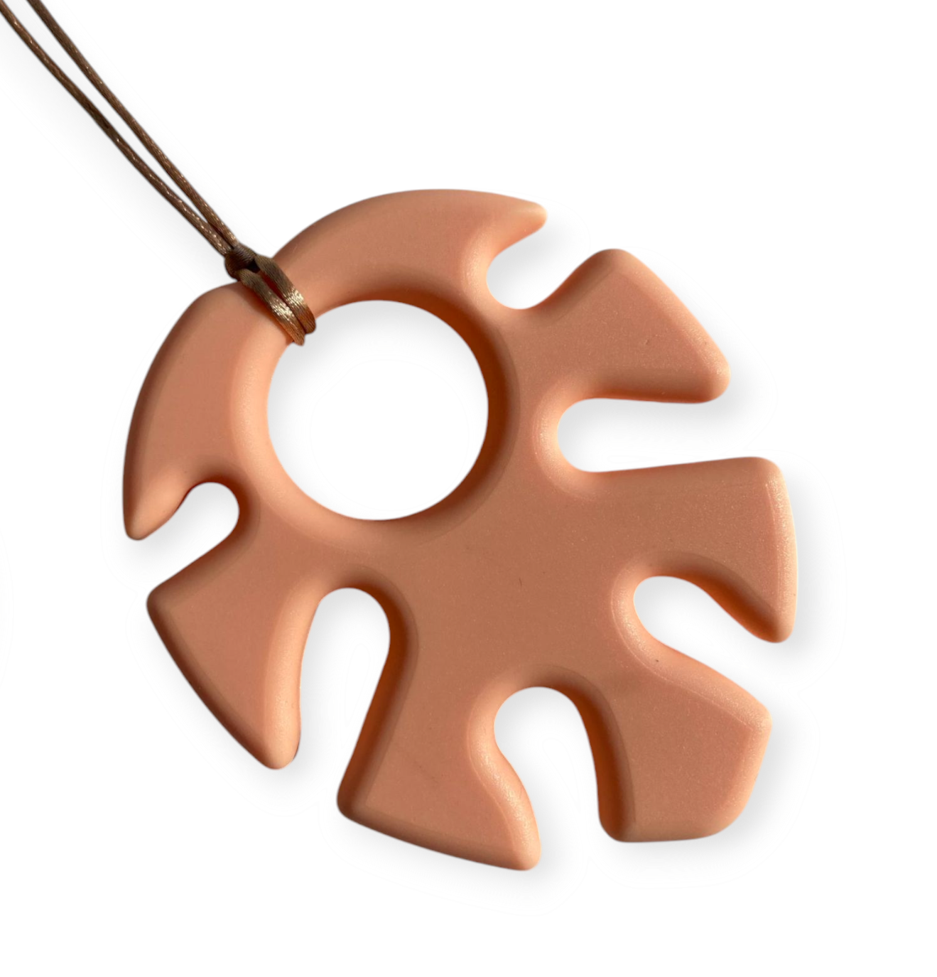 Bijtketting  |  Blad  |  Peach