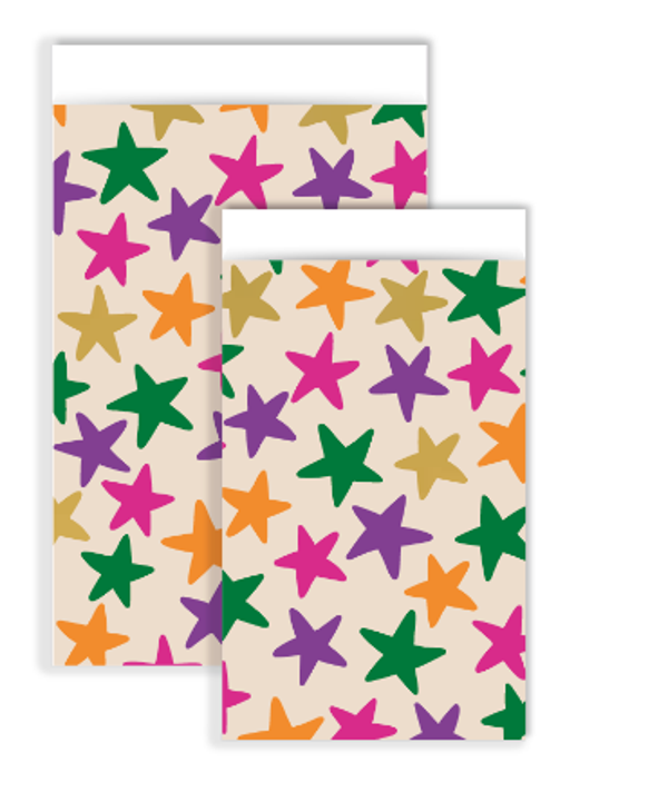 Cadeauzakje  |  Stars  |  12x19 cm  |  5 stuks