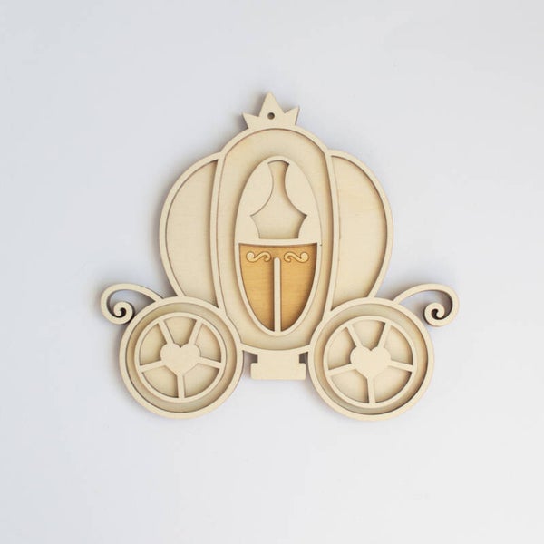 Houten speeltray  |  Koets