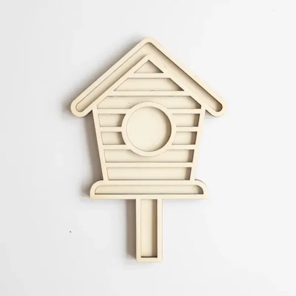 Houten speeltray  |  Vogelhuisje
