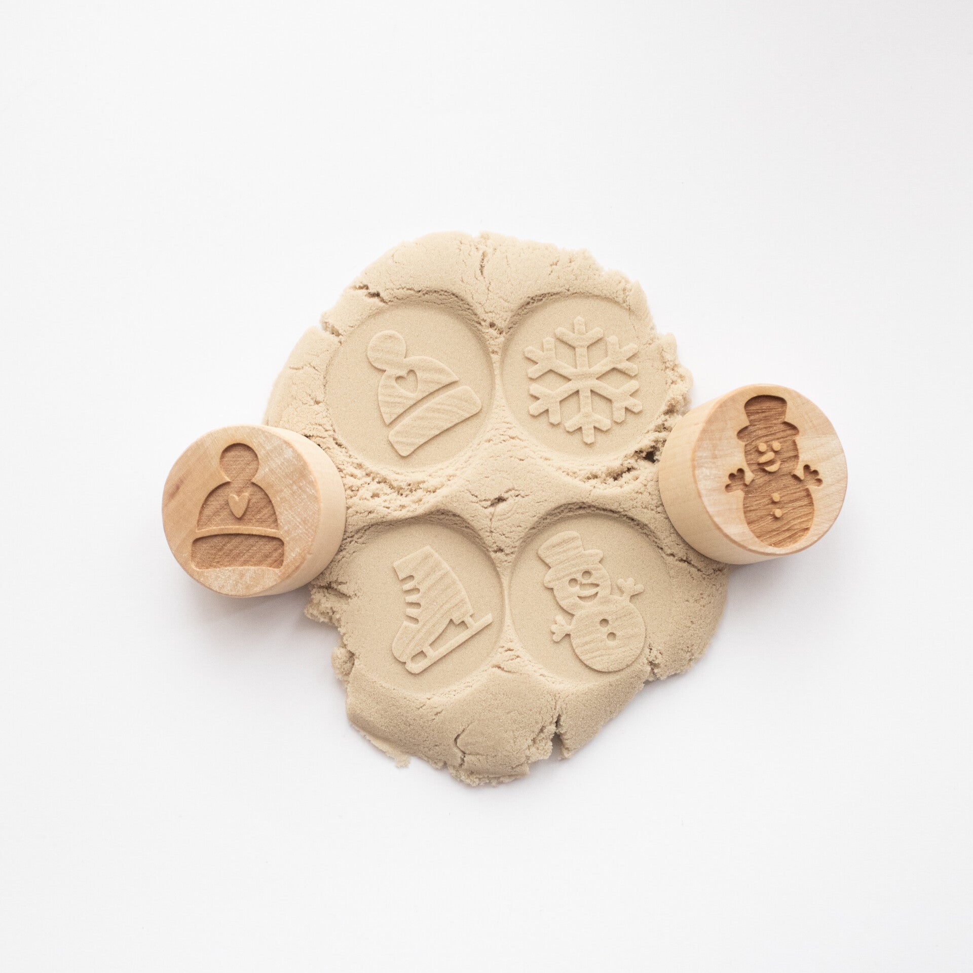 Houten stempelset  |  De winter set 1