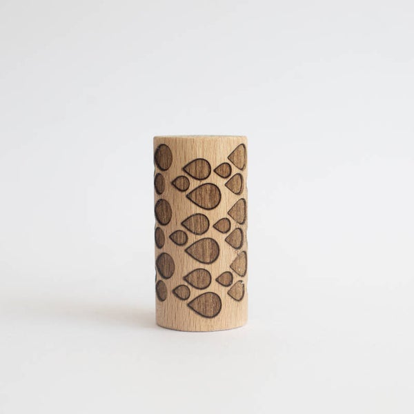Houten roller  |  Druppels  |  6 cm