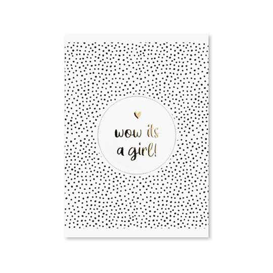 Kaart  |  Goudfolie  |  Girl