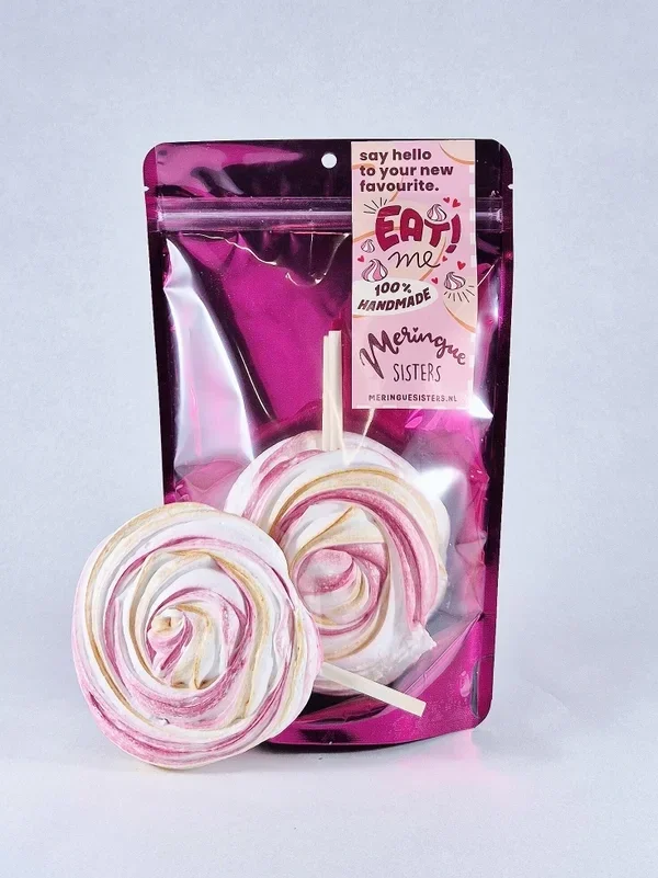 Merinque  |  Rose  |  Lolly  |  2 stuks