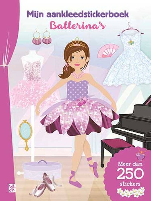 Mijn aankleedstickerboek  |  Ballerina's