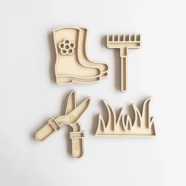 Houten speeltray  |  Miniset  |  Moestuin  |  Uitbreidingsset