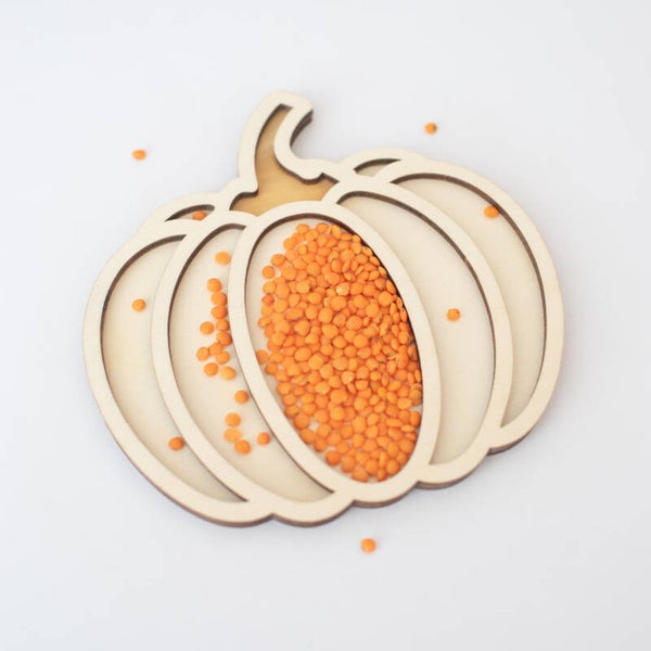 Houten speeltray  |  Pompoen