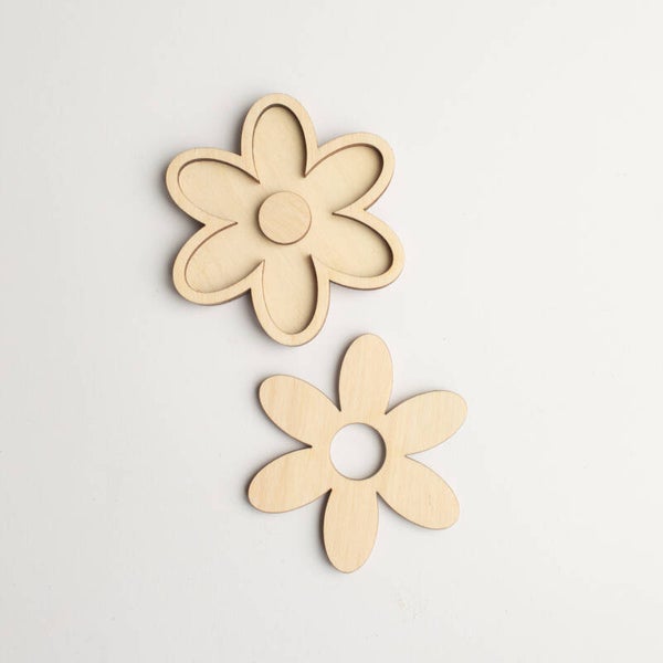 Houten speeltray  |  2 in 1  |  Bloem