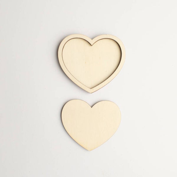 Houten speeltray  |  2 in 1  |  Hartje