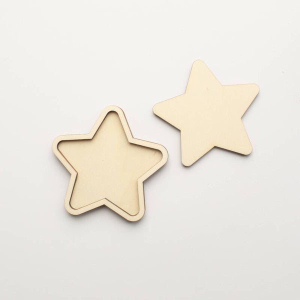 Houten speeltray  |  2 in 1  |  Ster