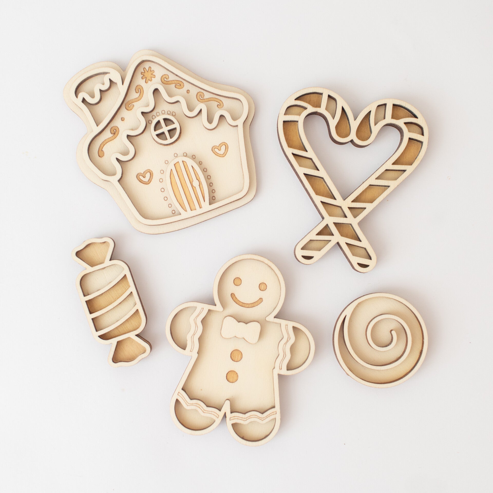 Houten speeltray  |  Miniset  |  Christmas Candy