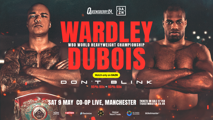 FABIO WARDLEY VS DANIEL DUBOIS SAT 9 MAY 2026 CO-OP LIVE OFFSITE PARKING AT ETIHAD PARKING