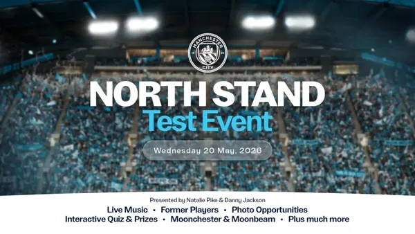 MAN CITY NORTH STAND TEST EVENT 20th MAY 2026 Etihad Parking the Security Park