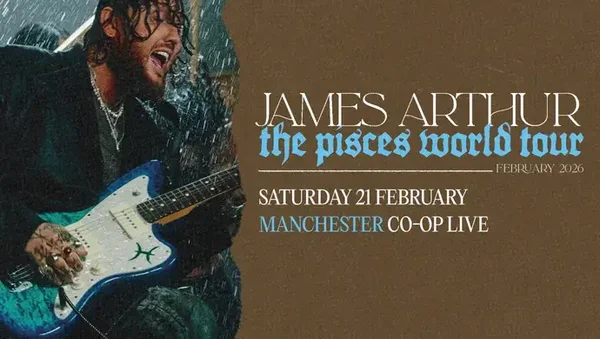 JAMES ARTHUR 21TH FEB 2026 CO-OP LIVE OFFSITE PARKING AT ETIHAD PARKING