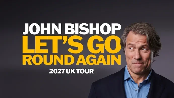 John Bishop Let's Go Round Again 2nd May 2027 CO-OP LIVE OFFSITE PARKING AT ETIHAD PARKING