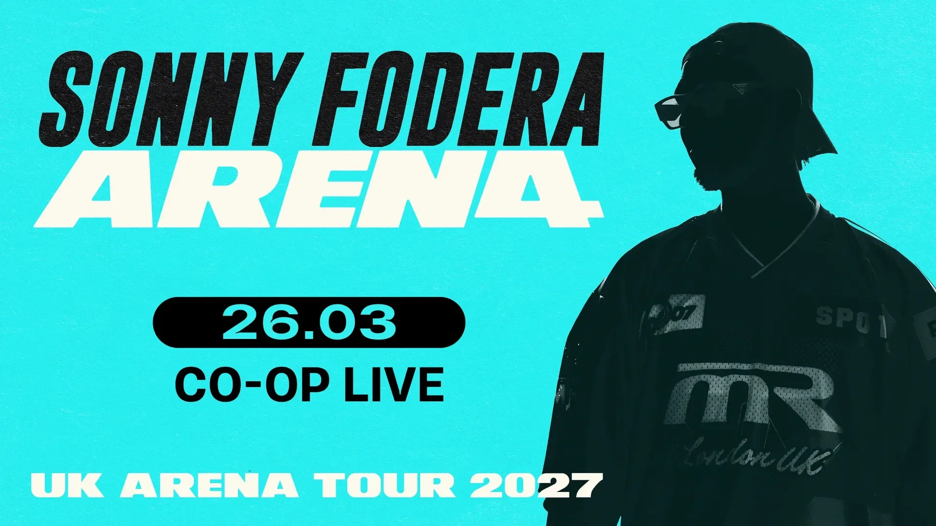 Sonny Fodera AREN4 26th MARCH 2027 @ CO-OP LIVE OFFSITE PARKING AT ETIHAD PARKING