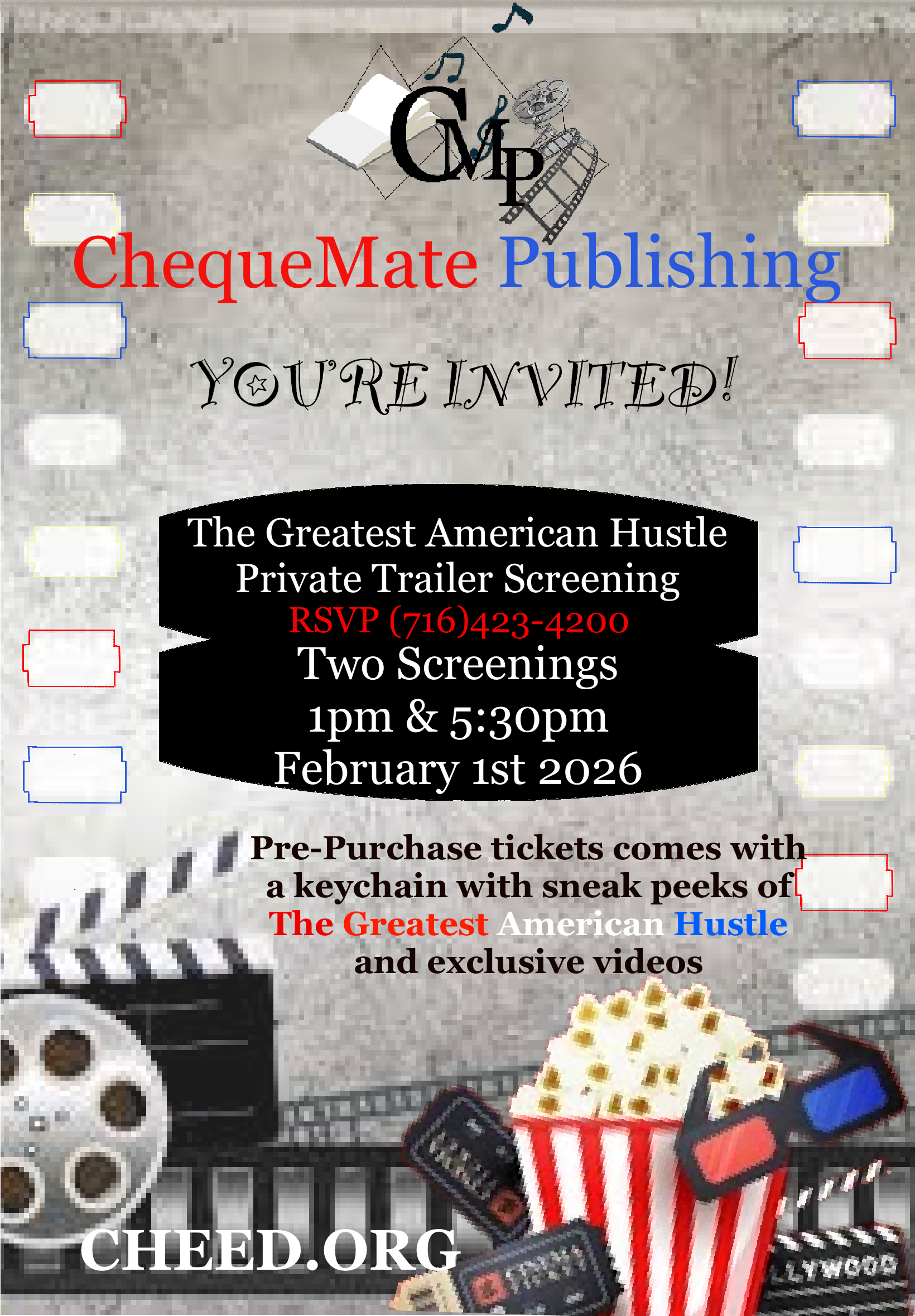 The Greatest American Trailer Screening Flyer