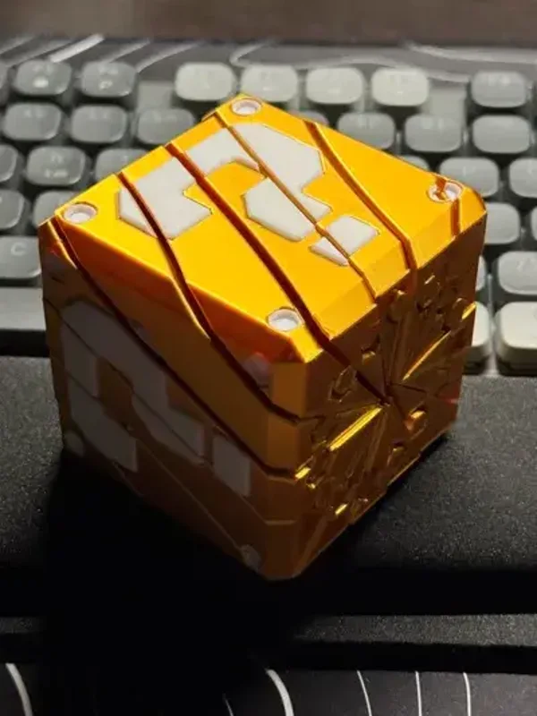 Question block twisty fidget toy