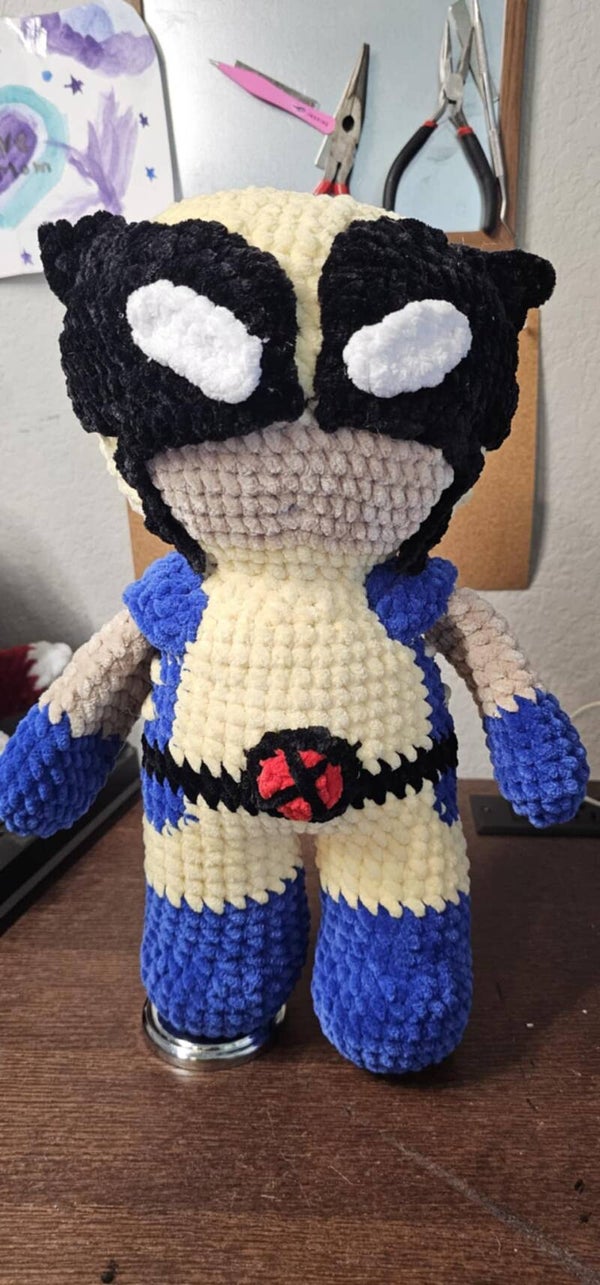 Wolverine Crochet Plushie